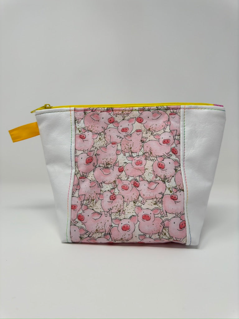 For The Love of Pigs Makeup Bag