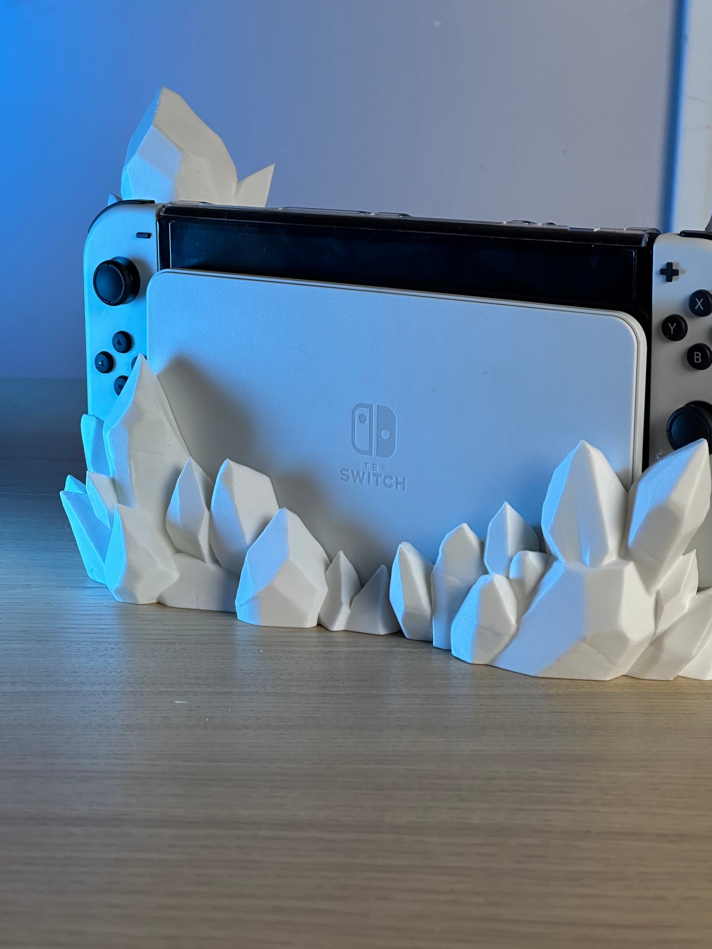 Crystal Dock Decor/Skin - Compatible with  Nintendo Switch Classic and OLED