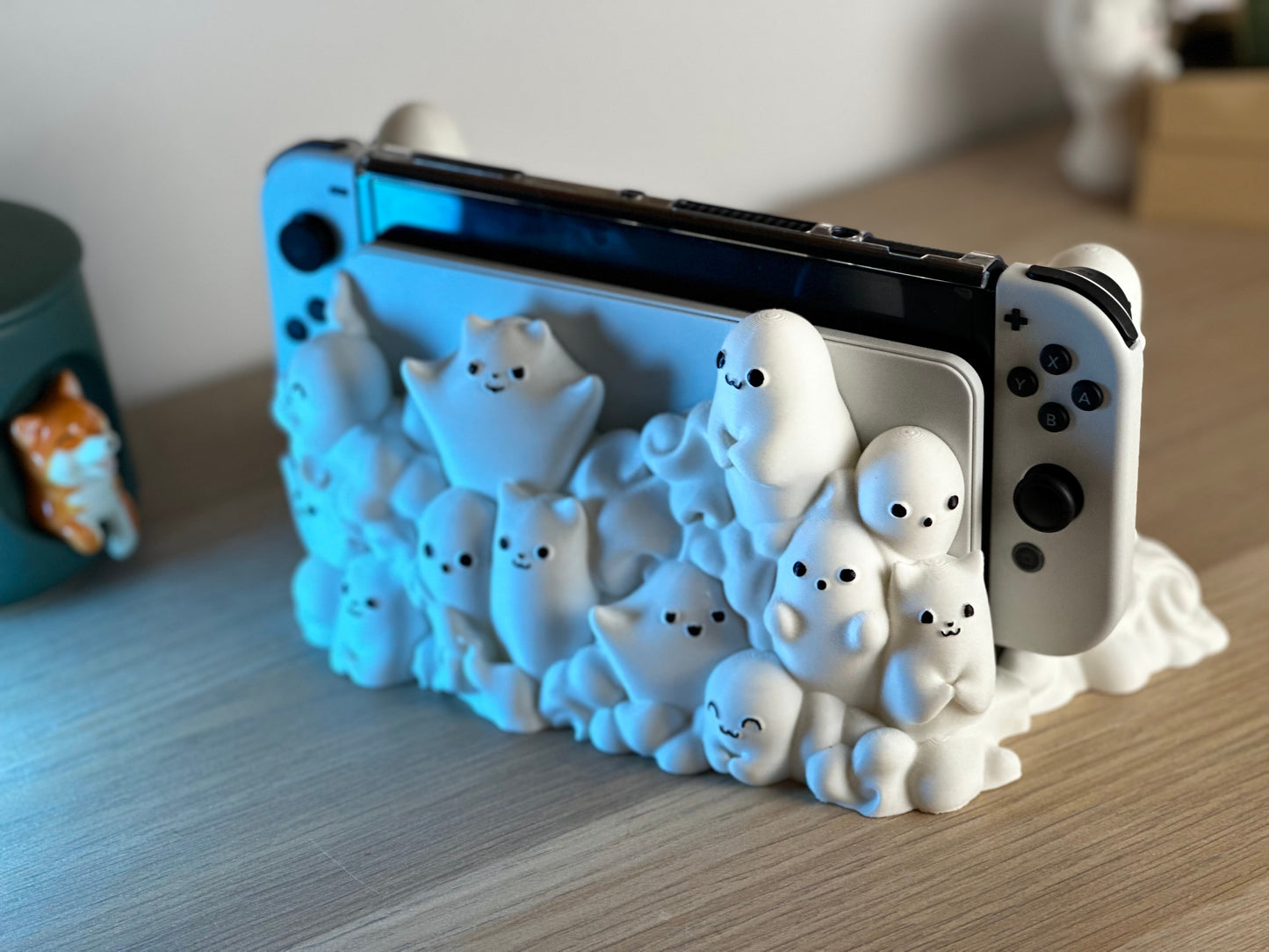 Ghost Dock Decoration - Compatible with Nintendo Switch OLED and Switch Classic