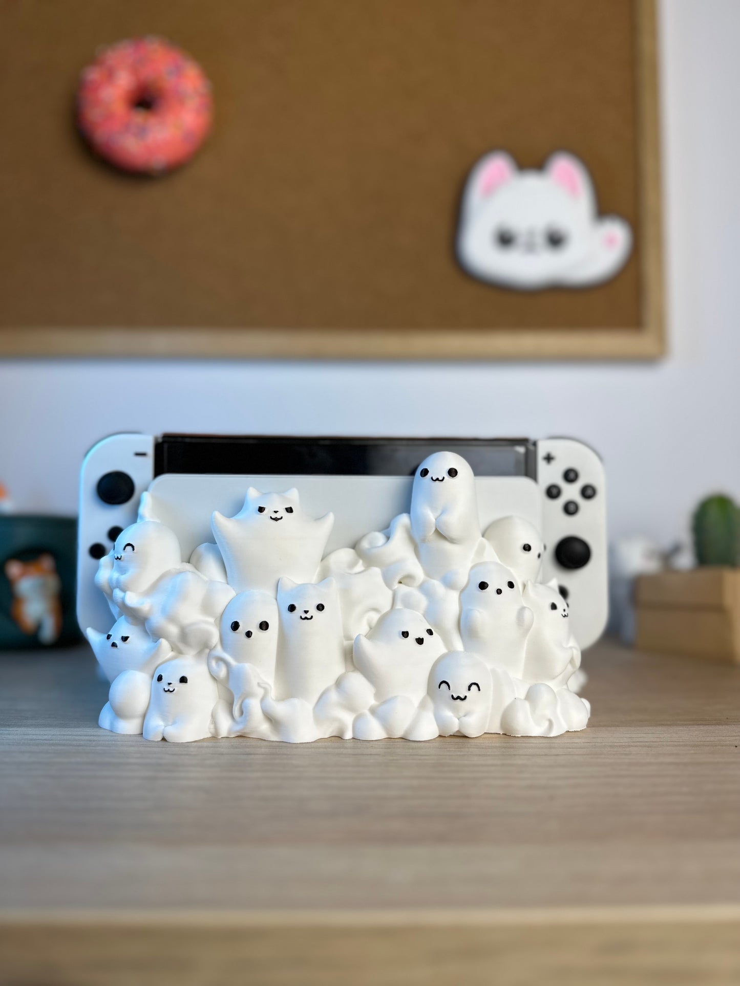 Ghost Dock Decoration - Compatible with Nintendo Switch OLED and Switch Classic