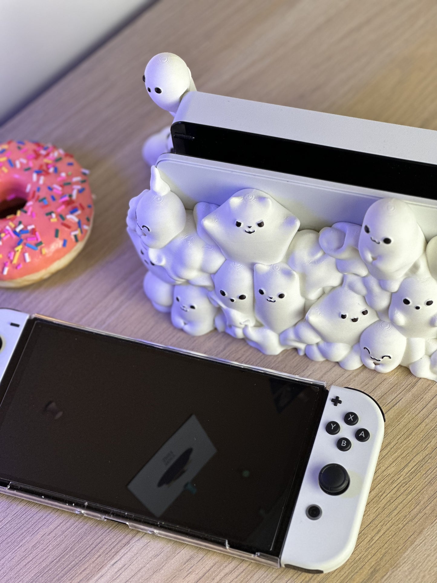 Ghost Dock Decoration - Compatible with Nintendo Switch OLED and Switch Classic