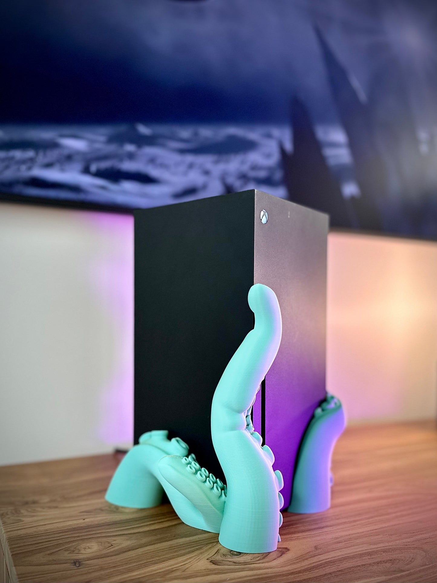Tentacles Unique Console Display and Decoration - Compatible with Xbox Series X