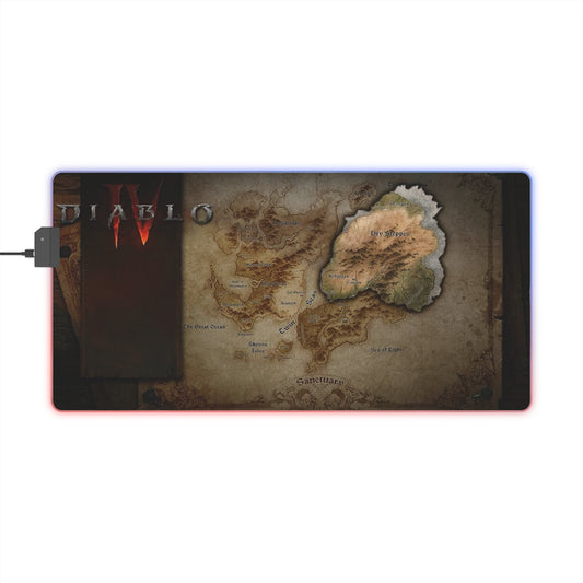 Diablo IV LED Gaming Mouse Pad
