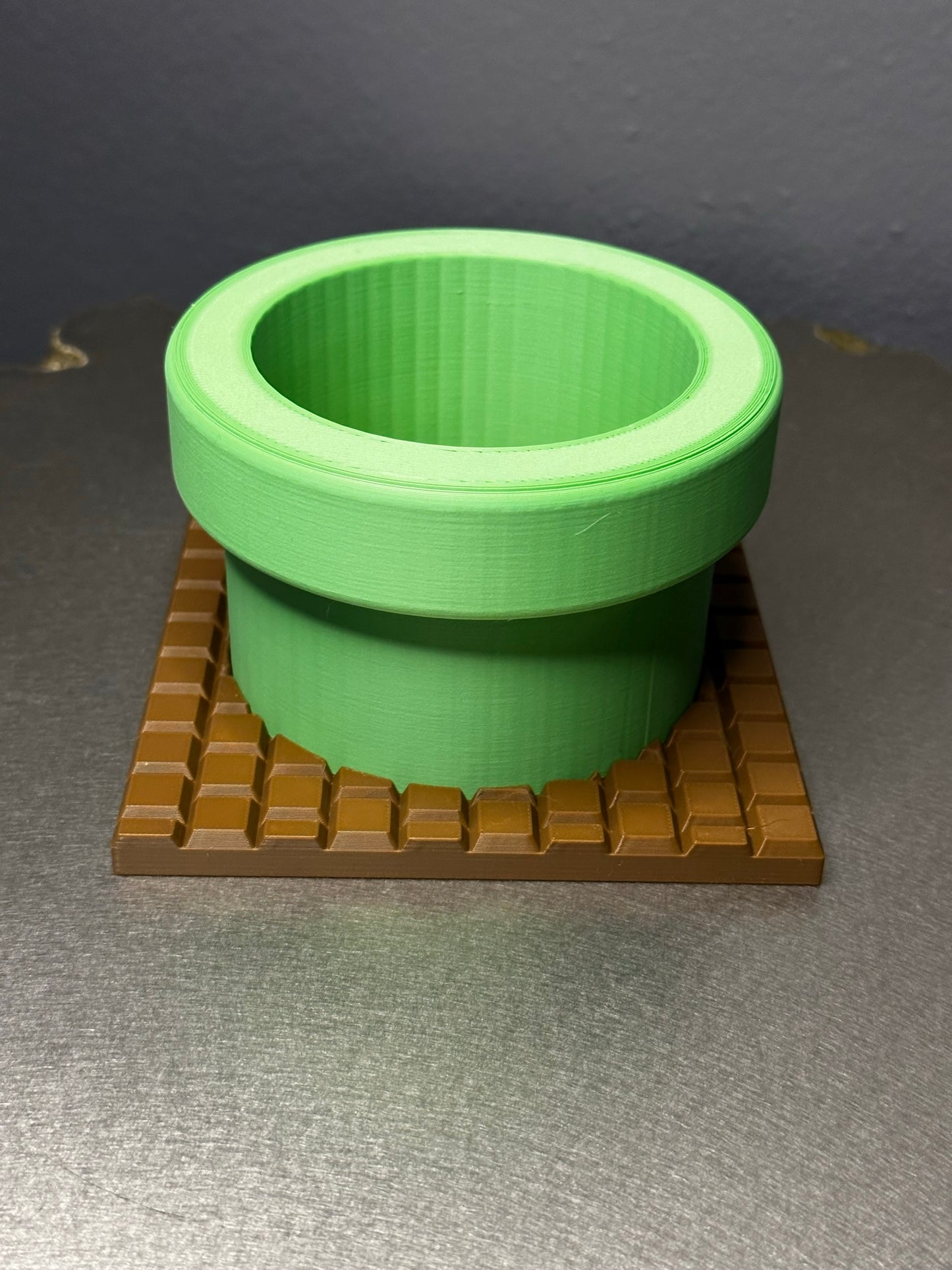 Super Mario Brothers Green Pipe Giant Cup Holder/Coaster - Handmade Drink Holder Inspired by the Iconic Game