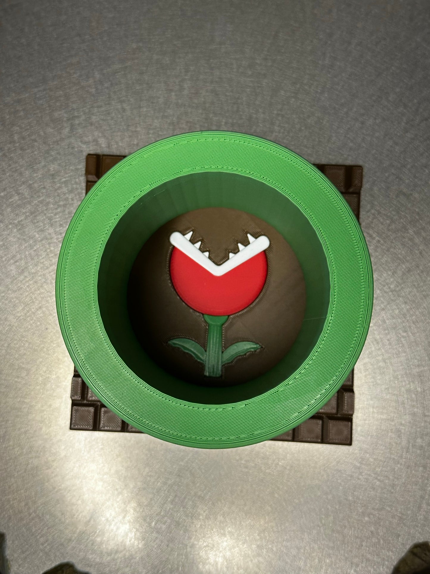 Super Mario Brothers Green Pipe Giant Cup Holder/Coaster - Handmade Drink Holder Inspired by the Iconic Game
