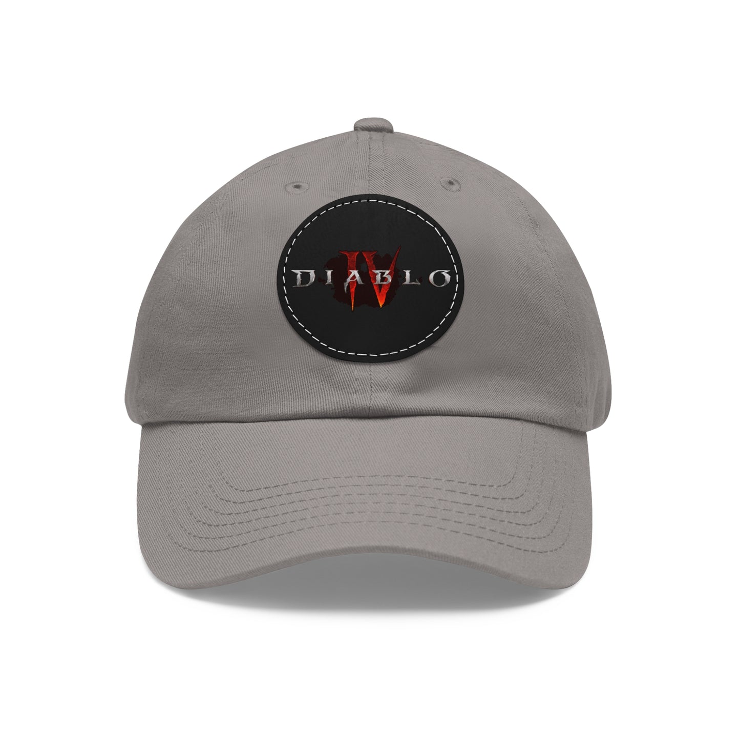 Diablo IV Dad Hat with Leather Patch (Round)
