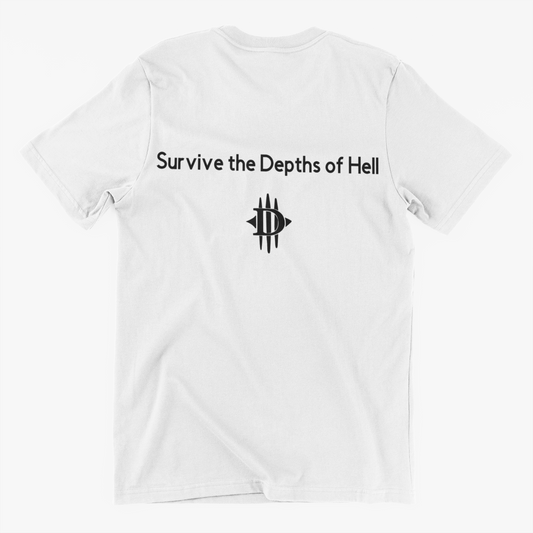 Diablo 4 t-shirt with Diablo D letter design
